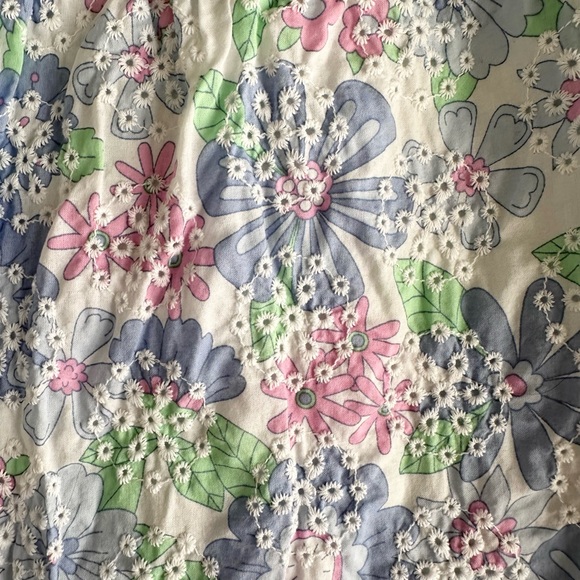 NWOT Seed Heritage Cotton Dress - Floral, Eyelet Fabric - Size 18-24 Months - Picture 2 of 4